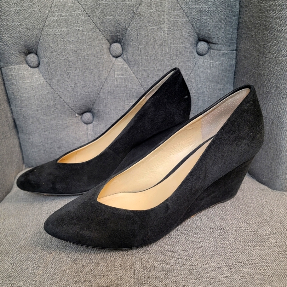 1.STATE Maeve Wedge Pump, Black, Size 7